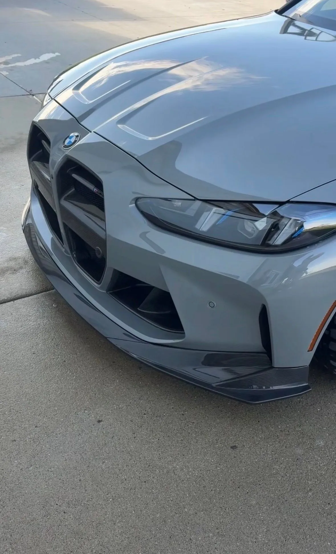 Detailed grey BMW M4 in the Des Moines metro