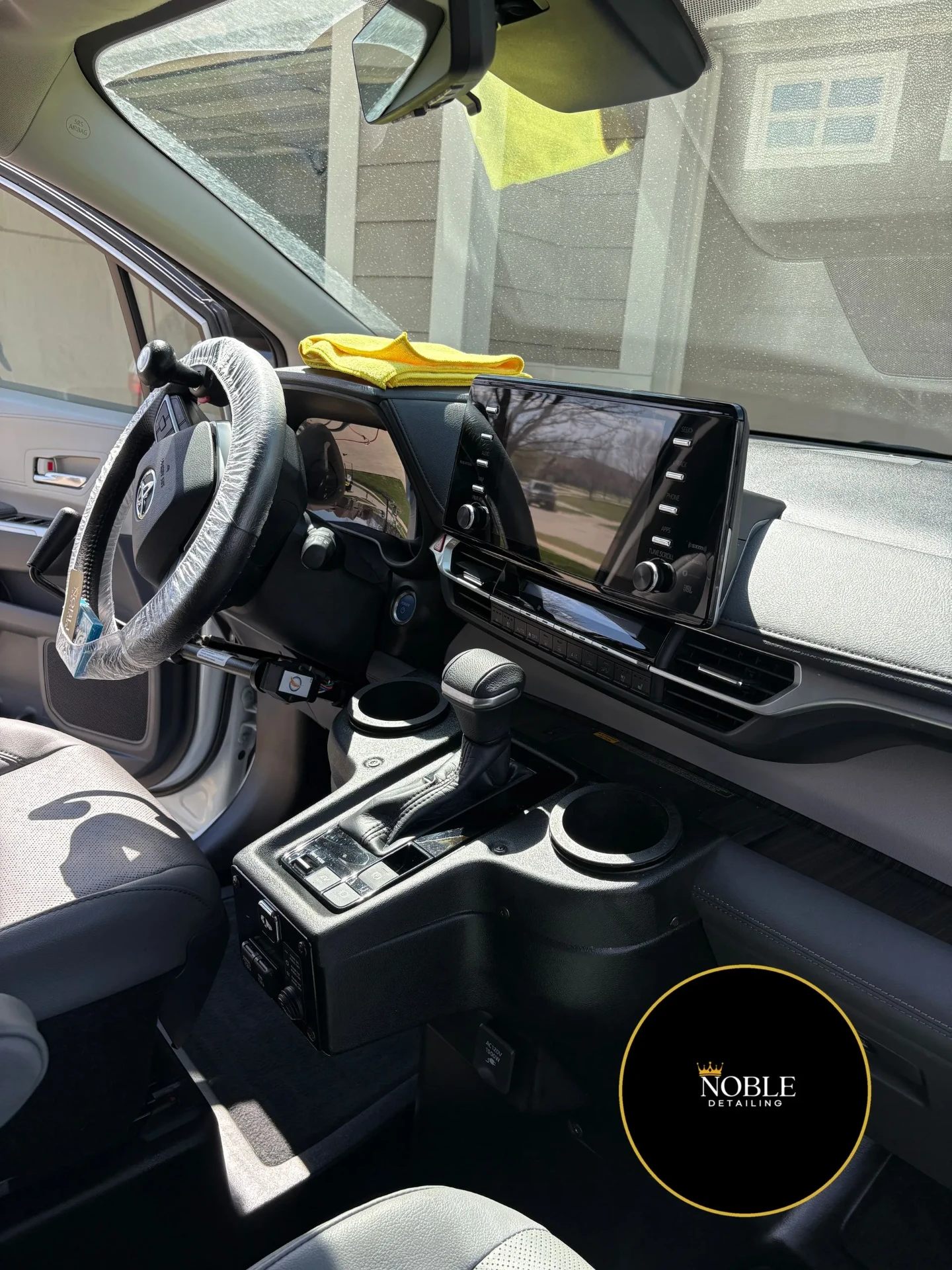 Toyota Sienna interior after detail